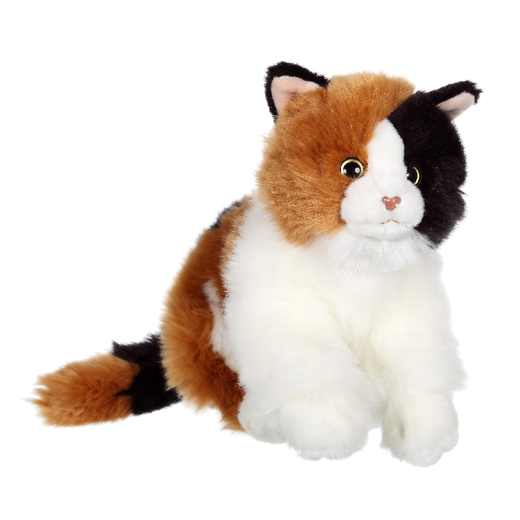  plush toy cat mimiz ginger red white 30 cm 